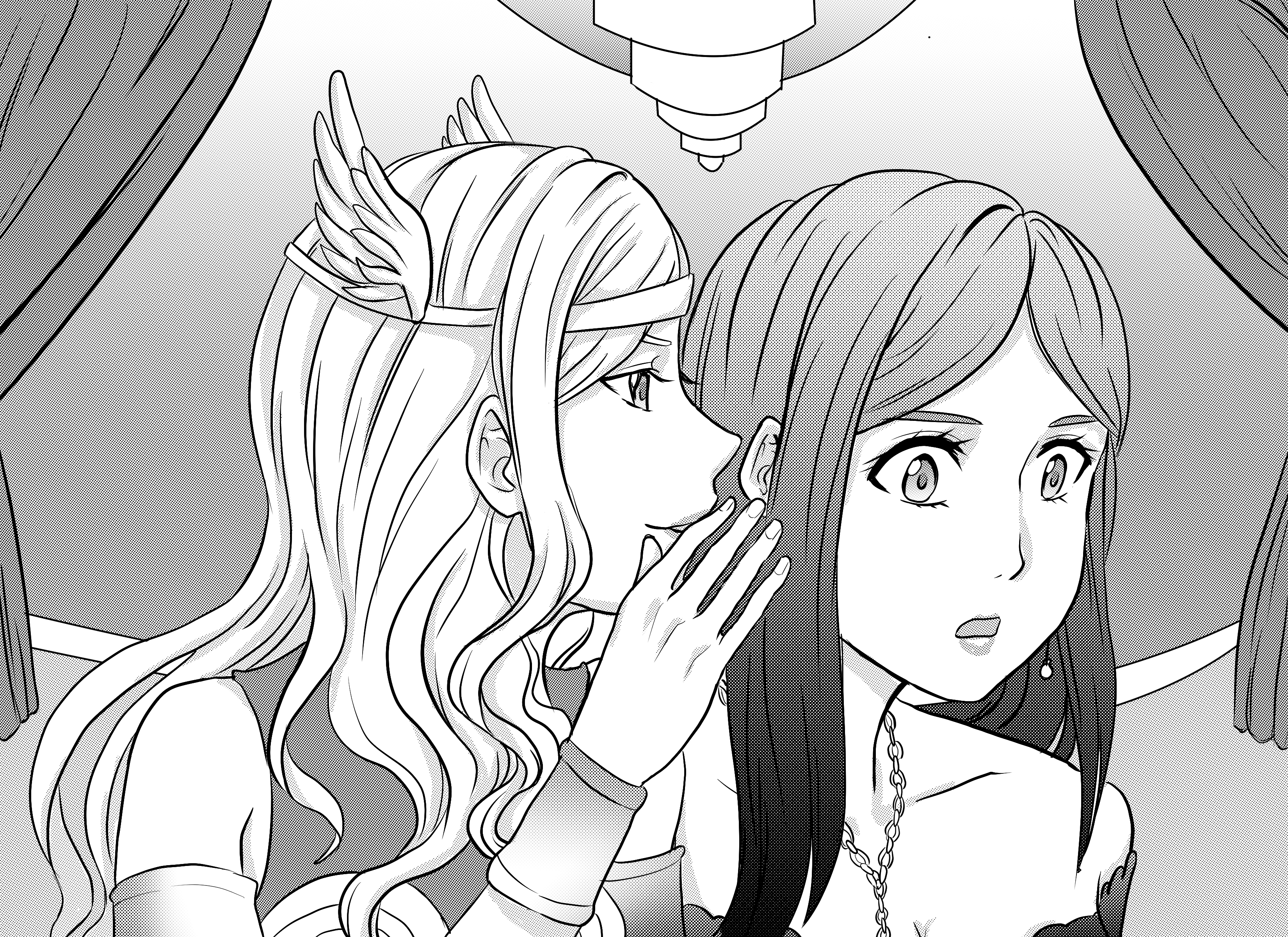 Manga Illustrations for Book